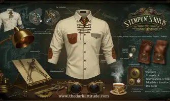 Steampunk Shirts Decoded 2025 | Industrial Goth Fashion